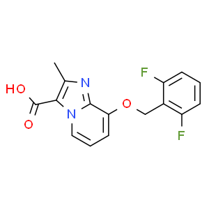 8-((2,6-Difluorobenzyl)oxy)-2-ethyliidazo[1,2-a]pyridine-3-carboxylic acid