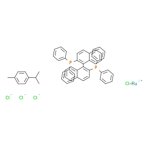 氯[(S)-(-)-2,2' - 双(二苯基膦)-1,1' - 联萘]钌(II)