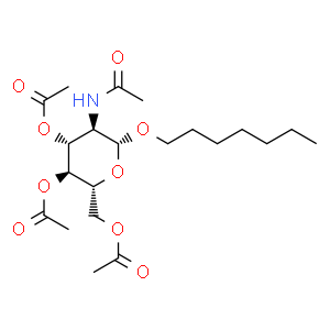 七烷基-2,3,4,6-四-氧-乙酰基-β-D-吡喃氨基葡萄糖苷