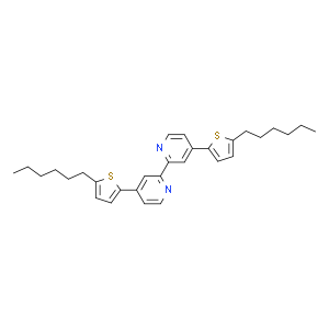 4,4'-双(5-己基-2-噻吩基)-2,2'-联吡啶