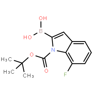 2-硼-7-氟-1H-吲哚-1-羧酸-1-(1,1-二甲基乙基)酯