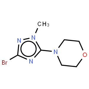 4-(3-bromo-1-methyl-1H-1,2,4-triazol-5-yl)morpholine(SALTDATA: FREE)