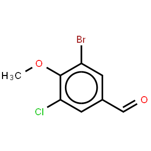 3-溴-5-氯-4-甲氧基苯甲醛