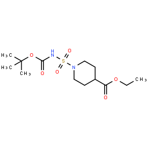 Ethyl 1-(N-(tert-butoxycarbonyl)sulfamoyl)piperidine-4-carboxylate