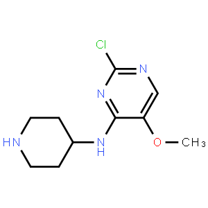 2-氯-5-甲氧基-N-(哌啶-4-基)嘧啶-4-胺