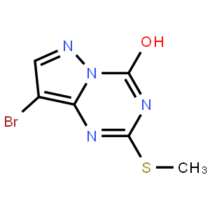 8-溴-2-(甲硫基)吡唑并[1,5-A][1,3,5]三嗪-4-醇