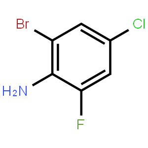 2-溴-4-氯-6-氟苯胺