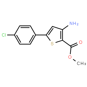 甲基-3-氨基-5-(4-氯苯基)噻吩-2-羧酸