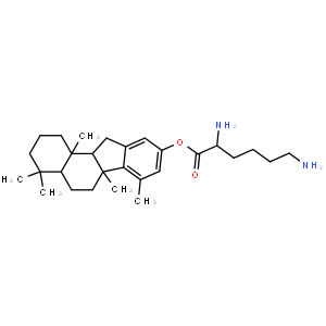 (2S)-(6aR,11aR,11bS)-4,4,6a,7,11b-Pentamethyl-2,3,4,4a,5,6,6a,11,11a,11b-decahydro-1H-benzo[a]fluoren-9-yl 2,6-diaminohexanoate
