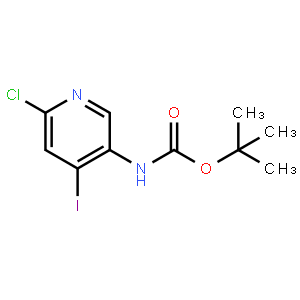 6-氯-4-碘-3-氨基甲酸叔丁基吡啶