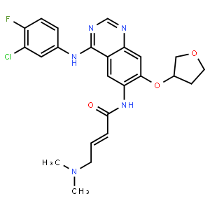 N-[4-[(3-氯-4-氟苯基)氨基]-7-[[(3S)-四氢-3-呋喃基]氧基]-6-喹唑啉基]-4-(二甲基氨基)-2-丁烯酰胺