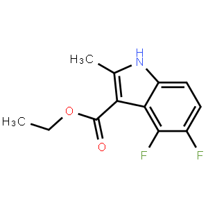 4,5-二氟-2-甲基吲哚-3-甲酸乙酯