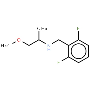 (2,6-difluorobenzyl)(2-methoxy-1-methylethyl)amine(SALTDATA: HBr)