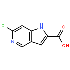 6-氯-1H-吡咯并[3,2-C]吡啶-2-甲酸