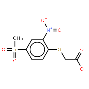 {[4-(methylsulfonyl)-2-nitrophenyl]thio}acetic acid(SALTDATA: FREE)