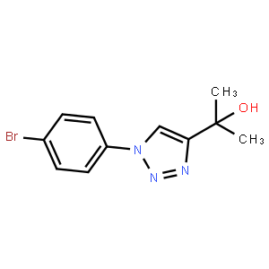 2-(1-(4-溴苯基)-1H-1,2,3-噻唑-4-基)丙烷-2-醇