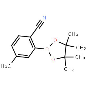 Benzonitrile, 4-methyl-2-(4,4,5,5-tetramethyl-1,3,2-dioxaborolan-2-yl)-
