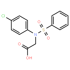 (4-氯(苯磺酰基)苯胺基)乙酸
