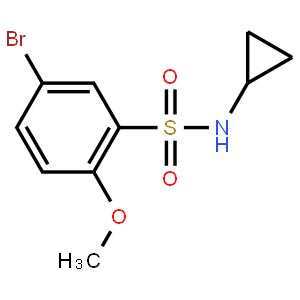 5-bromo-N-cyclopropyl-2-methoxyBenzenesulfonamide