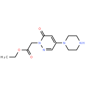 Ethyl 2-(6-oxo-4-(piperazin-1-yl)pyridazin-1(6H)-yl)acetate