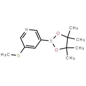 3-(甲巯基)-5-(4,4,5,5-四甲基-1,3,2-二氧杂环戊硼烷-2-基)吡啶