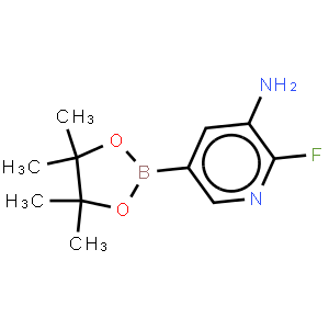 2-氟-5-(4,4,5,5-四甲基-1,3,2-二氧杂环戊硼烷-2-基)吡啶-3-胺