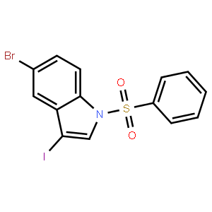 5-溴-3-碘-1-(苯磺酰基)吲哚