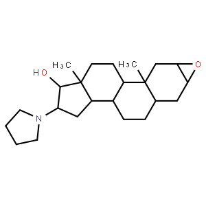 2a,3a,5a,16b,17b)-2,3-环氧-16-(1-吡咯烷基)雄甾烷-17-醇