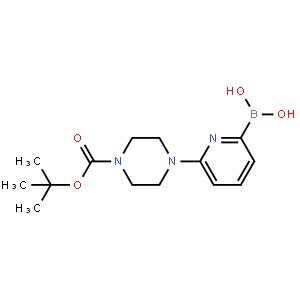 (6-(4-(tert-Butoxycarbonyl)piperazin-1-yl)pyridin-2-yl)boronic acid