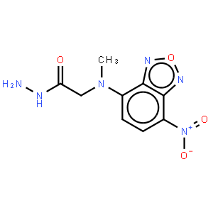 4-(N,N-二甲基氨基磺酰)-7-(N-肼基羰甲基-N-甲基)氨基-2,1,3-苯并恶二唑[用于高效液相色谱标记]