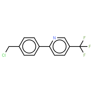 4-[5-(TRIFLUOROMETHYL)PYRIDIN-2-YL]BENZYL CHLORIDE