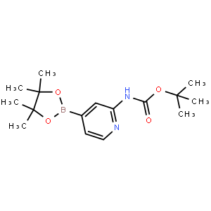 2-(叔丁氧基羰基氨基)吡啶-4-硼酸频那醇酯