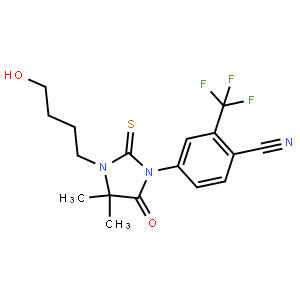 4-[2-硫代-3-(4-羟丁基)-4,4-二甲基-5-氧代咪唑烷-1-基]-2-三氟甲基苯腈