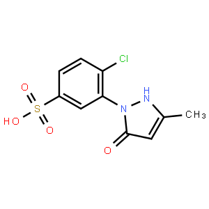 1-(2'-氯-5'-磺酸苯基)-3-甲基-5-吡唑啉酮