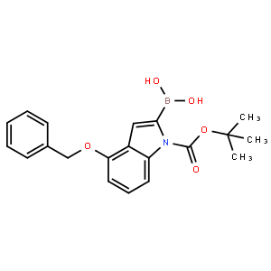 4-苄氧基-1-BOC-吲哚-2-硼酸