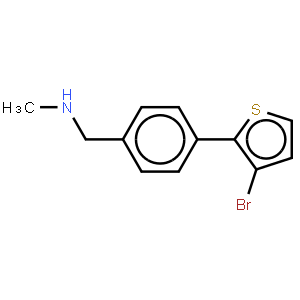 4-(3-Bromothien-2-yl)-N-methylbenzylamine , 97%
