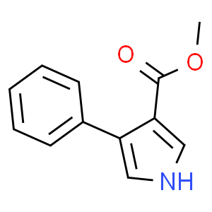 4-苯基-1H-吡咯-3-羧酸甲酯