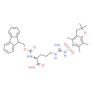 Nα-Fmoc-Nω-Pbf-D-精氨酸