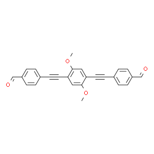 4,4'-((2,5-二甲氧基-1,4-亚苯基)双(乙炔-2,1-二基))二苯甲醛