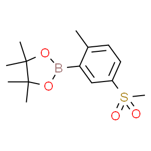 4,4,5,5-四甲基-2-(2-甲基-5-(甲基磺酰基)苯基)-1,3,2-二氧杂硼烷