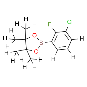 2-(3-氯-2-氟苯基)-4,4,5,5-四甲基-1,3,2-二氧杂硼杂环戊烷
