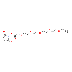 Propargyl-PEG4-O-C1-NHS ester