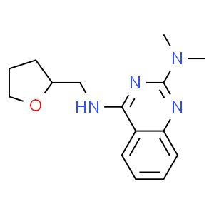 2-N,2-N-dimethyl-4-N-(oxolan-2-ylmethyl)quinazoline-2,4-diamine
