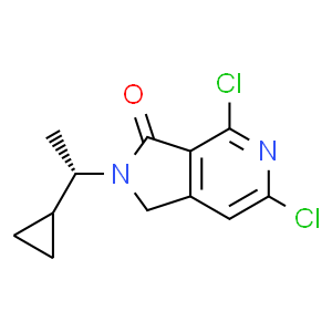 3H-Pyrrolo[3,4-c]pyridin-3-one, 4,6-dichloro-2-[(1S)-1-cyclopropylethyl]-1,2-dihydro-