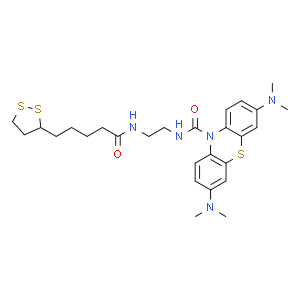 N-(2-(5-(1,2-二硫杂环戊烷-3-基)戊酰胺基)乙基)-3,7-双(二甲氨基)-10H-吩噻嗪-10-甲