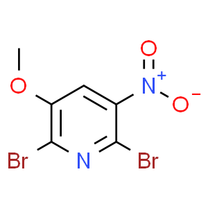 2,6-二溴-3-甲氧基-5-硝基吡啶