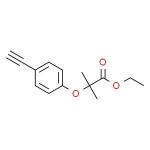 ethyl 2-(4-ethynylphenoxy)-2-methylpropanoate