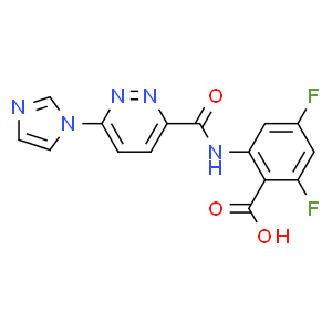 2-(6-(1H-咪唑-1-基)哒嗪-3-酰氨基)-4,6-二氟苯甲酸