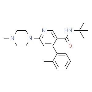 N-(tert-Butyl)-6-(4-methylpiperazin-1-yl)-4-(o-tolyl)nicotinamide