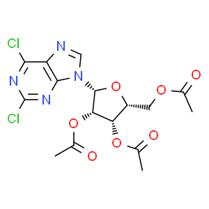 2,6-二氯-9-(2',3',5'-三-O-乙酰基-BD-呋喃核糖基)嘌呤